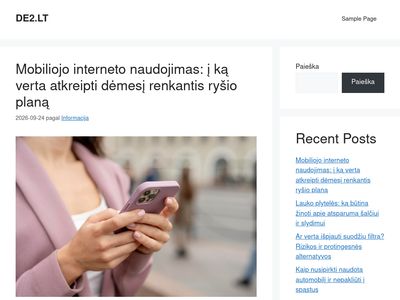 REKLAMA | NEMOKAMI SKELBIMAI   www.de2.lt
