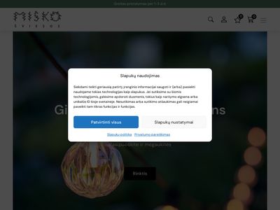 Dekoratyvinio apšvietimo e-parduotuvė | Miskosviesos.lt
