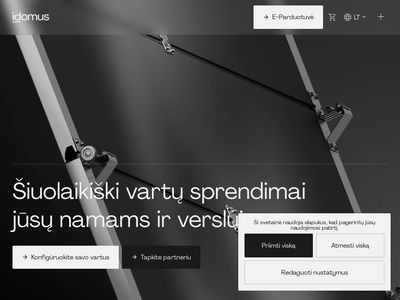 Idomus | pirmaujanti garažo vartus gaminanti įmon