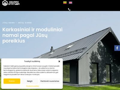 Oskaro Statyba – Statybų Paslaugos Kaune  oskarostatyba.lt