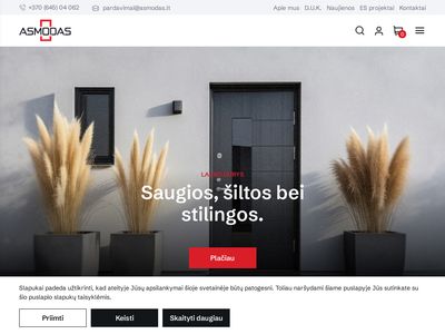 Lauko durys | Šarvo durys – Asmodas  www.asmodas.lt