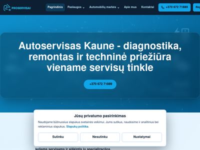 NR1. Autoservisas Kaune – Automobilių remontas | Proservisai