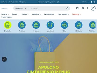 Papildai sportui | Apolono papildai  apolonopapildai.lt