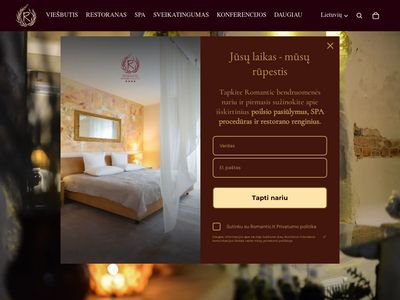 Vie&scaron;butis Panevėžyje &bdquo;Romantic&ldquo; – 4 žvaigžduči