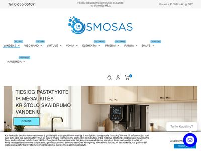 Vandens filtravimo sistemos, atvirkštinis osmosas, struktūrizatoriai