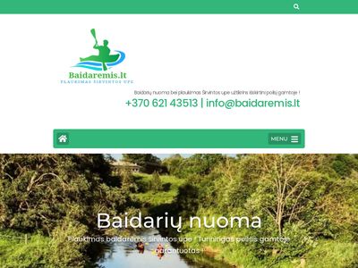 Baidarių nuoma ir plaukimas Širvintos upe poilsis gamtoje