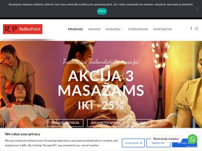 Tailandietiškas Masažas Vilniuje – ReflexPoint  reflexpoint.lt