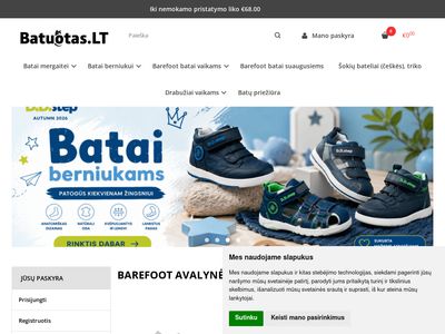 Batuotas.lt tai batai ir drabužiai vaikams internetu