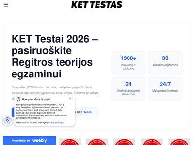 ket bilietai ir ket testai – KET bilietai ir ket testai. Pasiruo6kite