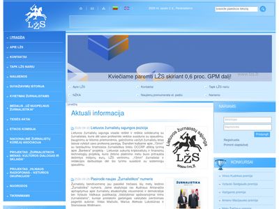 Lietuvos žurnalistų sąjunga :: Į pradžią  www.lzs.lt
