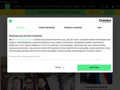 15min.lt – Žinios gyvai!  www.15min.lt