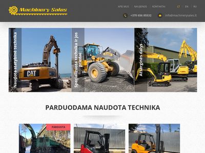 machinerysales; www.machinerysales.lt ; www.machinerysales.eu www.