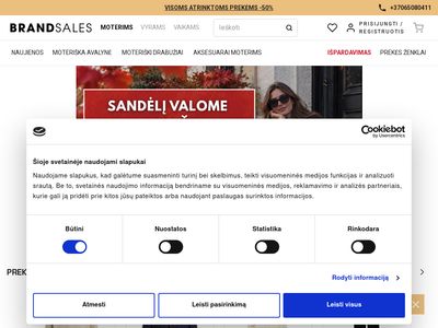 BRANDSALES – žinomi prekių ženklai mažiausiomis kainomis, pirk‎