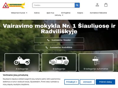 Vairavimo mokykla UAB „Autoreidas”  www.autoreidas.lt