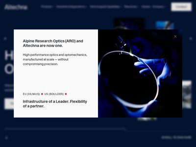 Altechna – laser related components and technologies