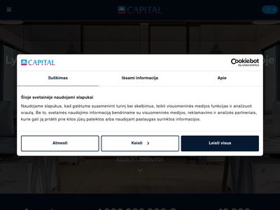 Nekilnojamojo turto agentūrų tinklas Capital  www.capital.lt