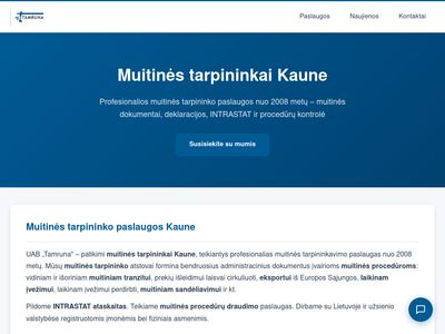 UAB „TAMRUNA” – Muitines tarpininko paslaugos  www.tamruna.lt