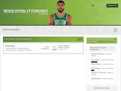 Revosport.lt – sporto diskusijos  forumas.revolution.lt