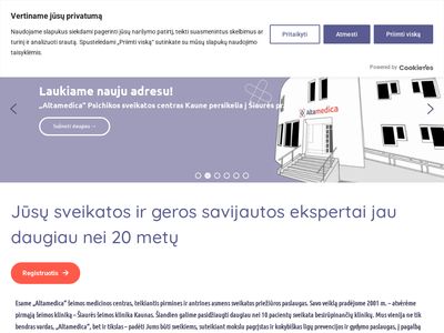 Altamedica šeimos klinikų grupė – Altamedica.lt  www.altamedica.lt