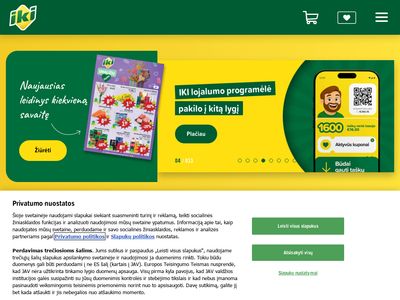 Titulinis | IKI – Mes visi mylim maistą  www.iki.lt