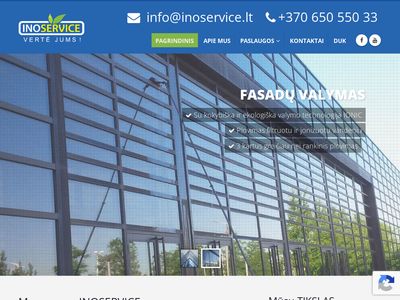 Pradinis – INOSERVICE – valymo paslaugų profesionalai
