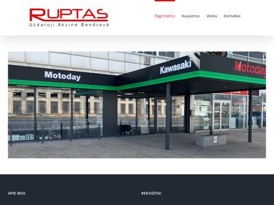 Pagrindinis | UAB RUPTAS  www.ruptas.lt