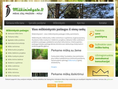 Perkame mišką, miško vertinimas, miško tvarkymas