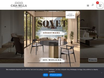 CASA BELLA Itališki baldai, klasikiniai baldai, modernūs baldai