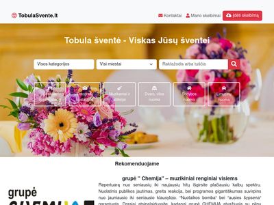 TobulaSvente.lt – Tobula šventė – Viskas Jūsų šventei