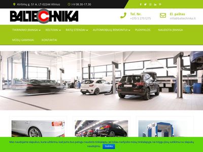 UAB Baltechnika  www.baltechnika.lt