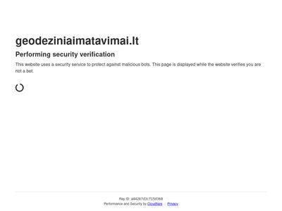 Geodeziniai Matavimai – visi žemės matavimo darbai