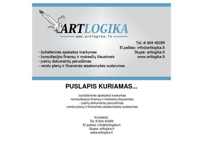 Artlogika.lt – Buhalterinės paslaugos | Jau greitai