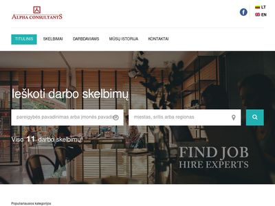 Alpha Consultants |  www.jobfit.lt