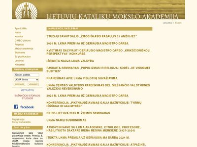 Lietuvių katalikų mokslo akademija – www.lkma.lt. LKMA