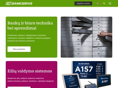 Produktai – BANKSERVIS  www.bankservis.lt