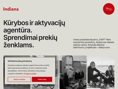 INDIANA | pirmoji specializuota aktyvacijos agentūra Lietuvoje