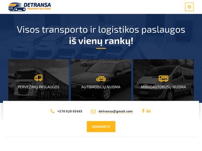 DETRANSA – Tarptautiniai pervežimai  www.detransa.lt