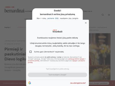 Bernardinai.lt  www.bernardinai.lt