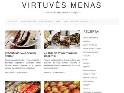 www.virtuvesmenas.lt  Virtuvės menas