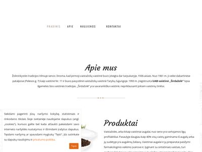 Vaistinė Širdažolė – Apie mus  www.sirdazole.lt