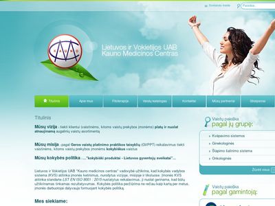 Kauno medicinos centras | Titulinis  www.kmc-vaistai.lt