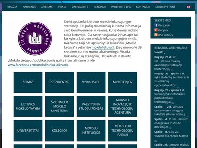 LMS | Lietuvos mokslininkų sąjunga  www.lms.lt