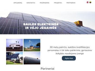 saulesvejoenergija.lt | Apie mus  www.saulesvejoenergija.lt
