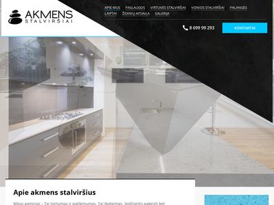 Akmens stalviršiai | Virtuves Stalvirsiai | Vonios Stalvirsiai |