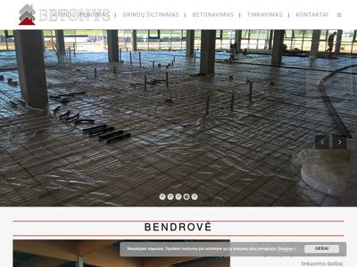 BETONYS – Betonavimo darbai, grindų betonavimas, betonuotojai