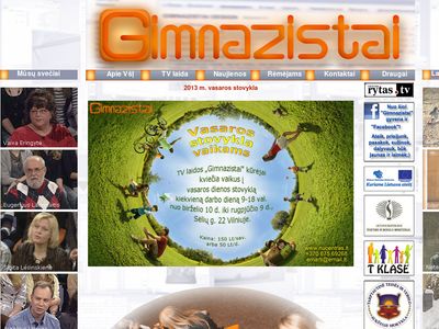 „GIMNAZISTAI” TV laida  www.gimnazistai.lt