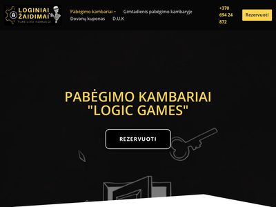 Pabėgimo Kambariai Vilniuje – Nuotykiai Vaikams ir visai šeimai