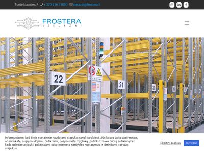 Home Page, shortcut key=1  www.frosterastelazai.lt