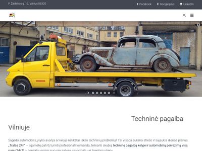 Techninė pagalba kelyje Vilniuje | PIGIAI | Visą par