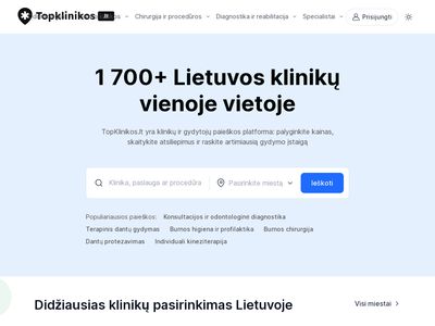 Geriausios Klinikos Lietuvoje | TopKlinikos.lt  topklinikos.lt